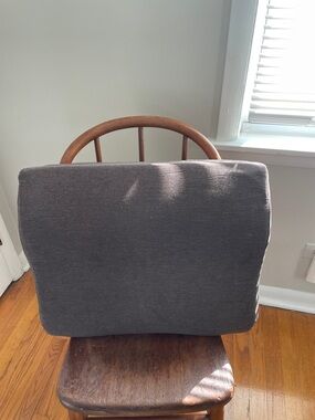 Dark Brown/Gray Back Cushion - Tailored Support